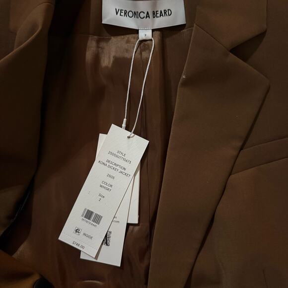 VERONICA BEARD Kona Wool Blend Dickey Jacket - Picture 6 of 6